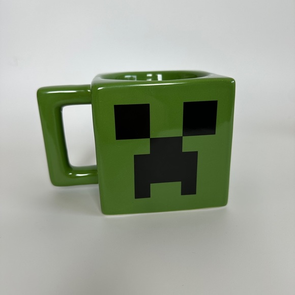 Minecraft Creeper‎ Ceramic Face Mug Tea Coffee Game Green Cup Mojang Jinx - Picture 1 of 5